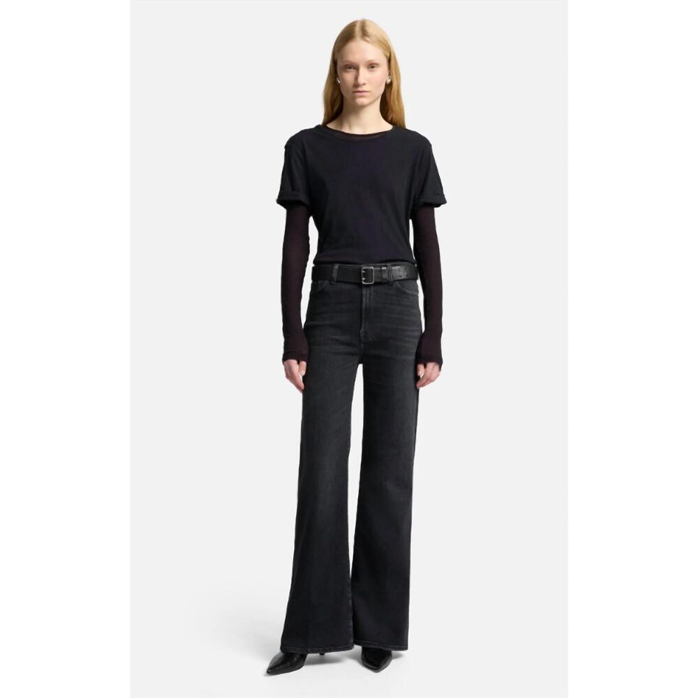 NEW 7 FOR ALL MANKIND ultra high rise jo jean in bottomline